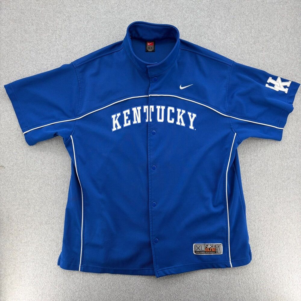 Kentucky Wildcats Basketball Warm-Up Shooting Jersey Mens XL Nike Elite vtg